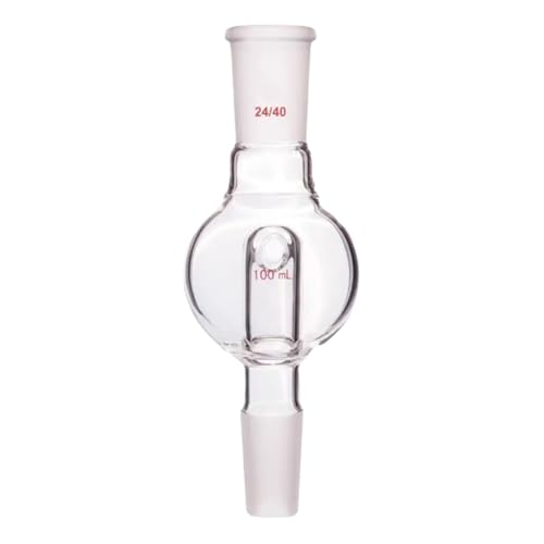 Rotary Evaporators Borosilicate Glass with Standard Taper Outer Upper Joint 24/40 Inner Lower Joint Bump Trap 24/40 100ml