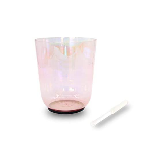 �N���A �N���X�^�� �V���M���O �{�E�� - �J���[ �I�[���� �{���A���X 432Hz �T�E���h �{�E�� �`���N�� �{�E�� ���ȃL�����[ �P�[�X�t�� ���K �ґz & �T�E���h �q�[�����O �M�t�g (Color : Pink_9Inch F)