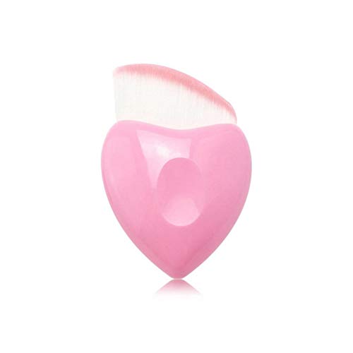 Preisvergleich Produktbild Goldyqin Schönes Kosmetikwerkzeug Herzförmiges Rouge Puderpinsel Grundierungspinsel Make-up Beauty Tool Hochdichte weiche synthetische Borste