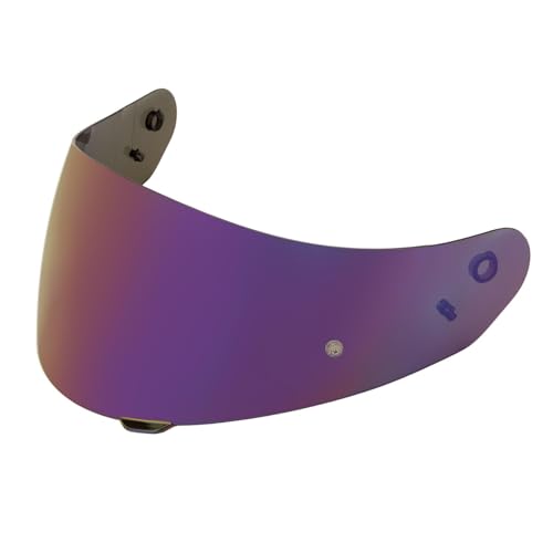 Image of PSLER Shatterproof Helmet Visor for HJ17,C90,C91,SY&CL-MAX 3,Blue Purple | Impact-Resistant ,UV400 Protection, Motorcycle Tinted Face Shield for HJ17,C90,C91,CL-MAX 2, IS-MAX BT, SY-MAX 3, IS-MAX 2