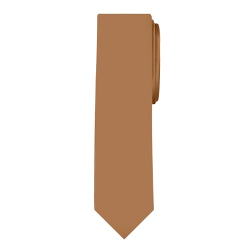 Image of Jacob Alexander Men's Slim Width 2.75 inch Solid Color Tie