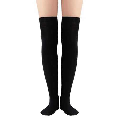 Century Star Thigh High Socks for Women Tube Extra Long Over Knee Triple Stripes Stockings2