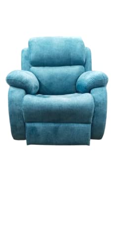INVATE-RS EMPIRIO Blue Fabric Manual Recliner Chair