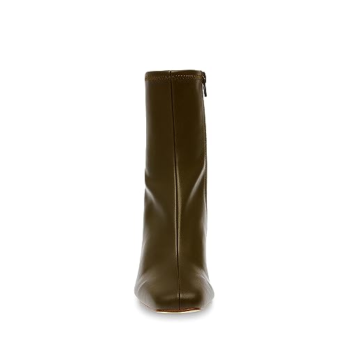 Steve Madden Steve Madden Women's Harli Ankle Boot, Olive, 8.5