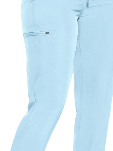 Image of COZYFIT Womens Scrub Pants - Soft Stretch Yoga Style with 5 Pockets, Slim Fit Jogger Scrubs Pants for Women