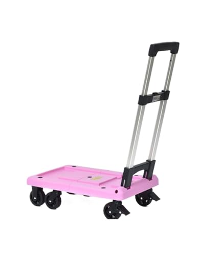 Carretilla plegable con ruedas giratorias de 360° 97 cm miniatura 1