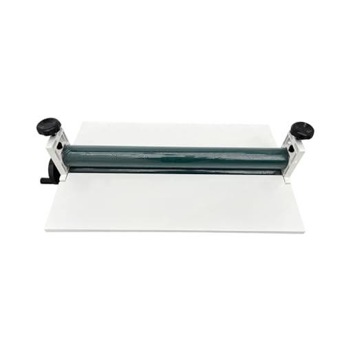KONGMM Plastificadora Máquina laminadora en frío Manual de 29,5 Pulgadas Laminadora en frío de película fotográfica de Vinilo Laminadora en frío con manivela Manual Laminadora en frío de Rodillo