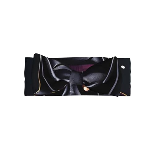 Black Ghost Bat Baby Bow Headband, Soft Baby Bow Hair Accessory For Newborn Babies, Toddlers, Kids.