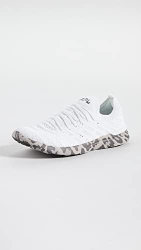 APL: Athletic Propulsion Labs Women's Techloom Wave Sneakers, White/Asteroid/Leopard, 8.5 Medium US | Image 1