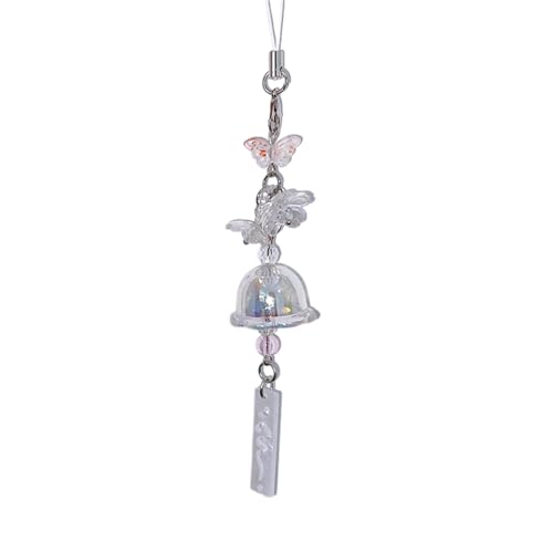 Wind Chimes Phone Charm Keychain Jellyfish Strap Lanyard For Women Bag Backpack OrnamentJ[z_[ANZT[`[