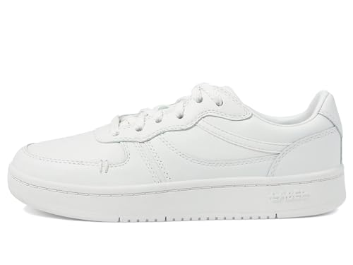 LABEL™ Go-to Low Lace-up Women's Sneakers – Leather & Textile Construction – Round Toe – Flat Silhouette4