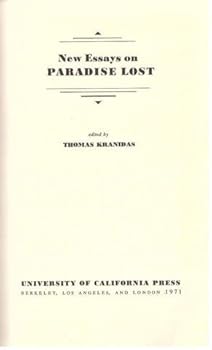 Hardcover New Essays on "Paradise Lost" Book