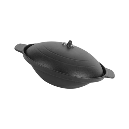 TIDTALEO Cast Iron Pot stew Stock s Braiser Pot