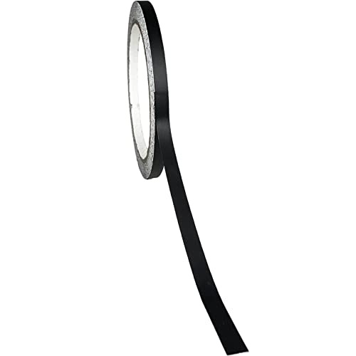 Image of LZLRUN Black Matte Air-Release Adhesive Vinyl Tape Roll - Come with Installation Tool Set (1 /4 inch x 30ft) | Repositionable, Contain installation tools, High stretch curve-conforming, Anti-scratch, For car truck moto furniture laptop