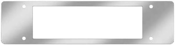 Technical Precision Replacement for Kenworth T800 Curved Glass Year 2015 2.125 X 7.187 INCH Stainless Steel CD Player FACE Plate