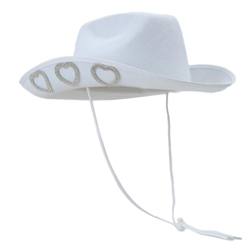 Chapeau denim à paillettes respirant idéal pour la danse et la scène