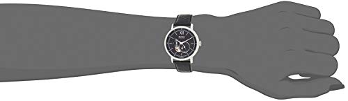 hugo boss Signature Collection Men's Black Dial Leather Band Watch - 1513504