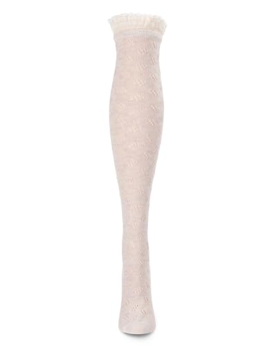 Image of MeMoi Jumbo Cable Over The Knee Cotton Blend Warm Socks