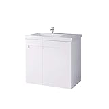 Alcance de la entrega: Recibirá 1 x mueble con lavabo de cerámica, 1 x armario alto.