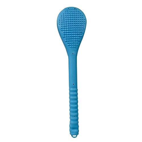 Marteau de massage double face Healvian en silicone bleu large pour relaxation