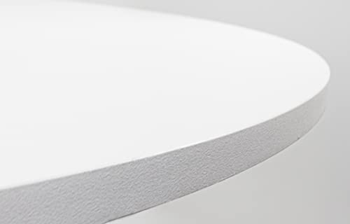 Mesa Eiffel Branca Redonda 70cm Sala D Jantar Pés Palito Wood