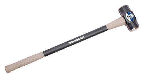 Seymour 41818 10 Lb Sledge Hammer - Fiberglass With Cushion Grip & Overstrike Protection 36" Handle #TOP10