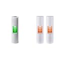 iSpring FC25B Whole House Water Filter Replacement Cartridge, CTO Carbon Block, 20” x 4.5” & 5-Micron 20” x 4.5” Whole House Water Filter Cartridges