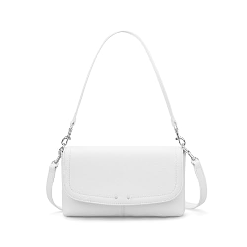 Image of befen Genuine Leather Small Crossbody Bags for Women, RFID Leather Purse | Small Crossbody Purse with Built in RFID Wallet,Trendy Cell Phone Purse Shoulder Handbag