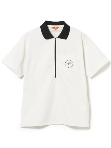 [ビームスゴルフ] S/Sポロ ORANGE LABEL ロングハーフジップ シャツ(吸水速乾・UVカット) メンズ WHITE L