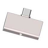 Hangsu Hochauflösender USB C auf 4,4 mm/3,5 mm Kopfhörerverstärker mit PEQ für verlustfreien Adapter