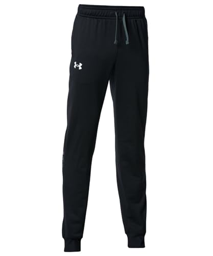Under Armour Calça masculina Brawler 2.0 afunilada, Preto (001)/branco, G
