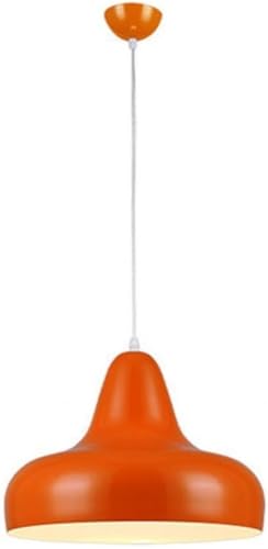 Suspension industrielle en métal lampe suspendue nordique simple jaune