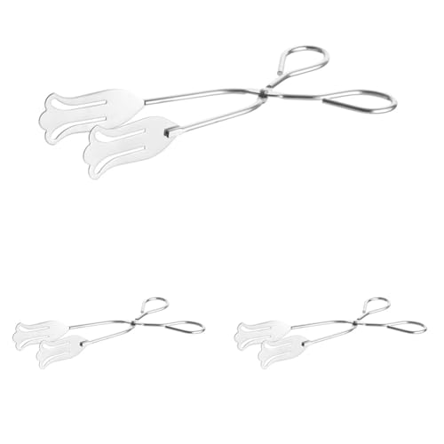 HENDI Pinze da pasticceria, pinze da servizio, pinze per torte, dolci, pinze per servire, pinze da cucina, pinze per buffet, pinze per alimenti, lavabili in lavastoviglie, 220 mm, acciaio inox
