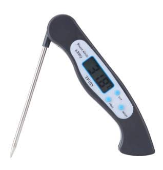 Ubersweet Foldable Food Programmed Digital Kitchen Food Cooking BBQ Meat Fork Barbecue Probe