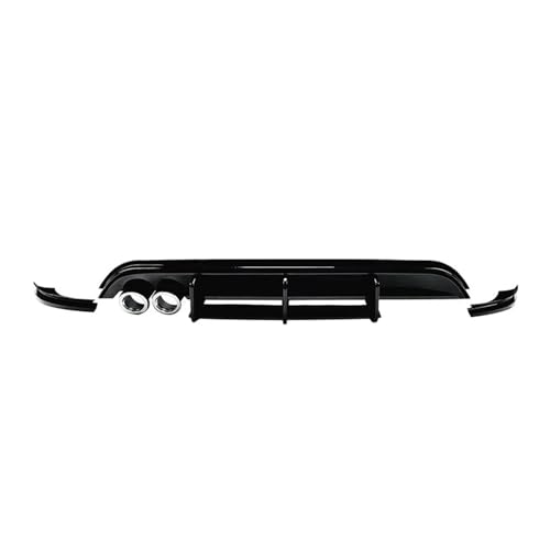 2009 to 2014 Compatible for VW Polo MK5 6R Car Rear Bumper Lip Spoiler Diffuser Splitter Protector Guard By ABS Gloss Black Body Kit