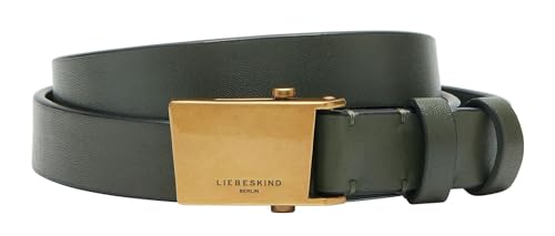 Ceinture Chudy Sheep Liebeskind en mouton vert cyprès 2,5 cm taille S