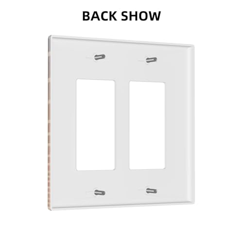 Placa frontal GFCI de 2 bandas y cubiertas decorativas para interruptores boho 5