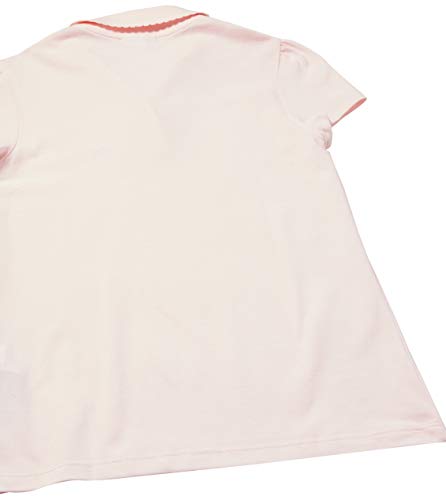 Camisa polo Lacoste Infantil em Minipiquet com Gola Recortada, Lacoste, Meninas, Rosa Claro, 12