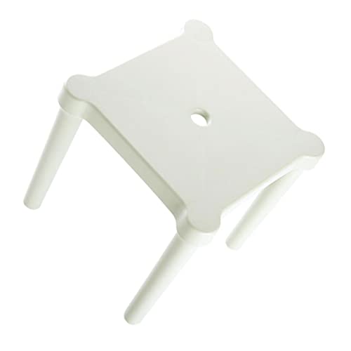 IWOWHERO Elegant Low Stool Portable Plastic Seat Detachable Legs Sturdy Design for Boys and Girls Home