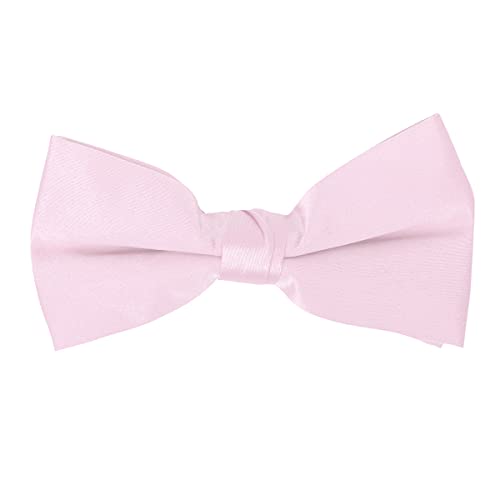 Image of boxed-gifts Mens Clip On Bow Tie - Solid Color Bowties for Men