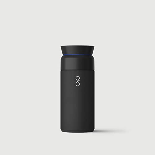 Ocean Bottle Brew Flask 350ml, Obsidian Black, 350 ml