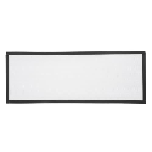 uxcell 2枚 PC ケースファン 防塵 グリル 400mmx150mm マグネットグリル PCダストフィルター PVC製 防塵メッシュ ホワイト