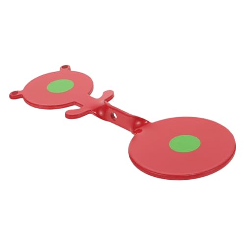 KOMBIUDA Steel Shooting Target Aiming Practicing Target Board Rotating Dart Board Set Outdoor Toy