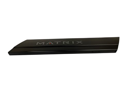 Image of Right Black Console Mast Set 1000441841 Works with Matrix Fitness TM538 TM543 TM548 Treadmill