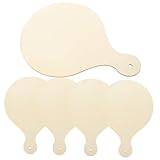 Ciieeo 5 tablas de madera para pan con asas, pequeñas tablas de cortar para pan, postres, pasteles, multiusos, cocina, servir y decoración