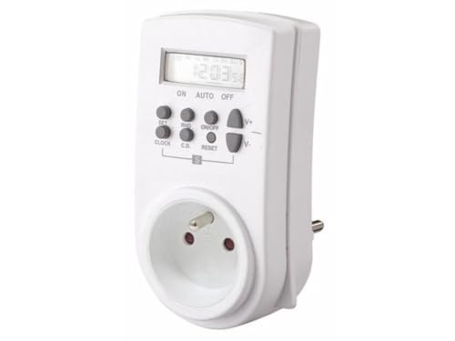 Image secondaire de Perel Minuteur hebdomadaire, numérique, 230 V, 16 A, 3680 W, terre française type E, blanc