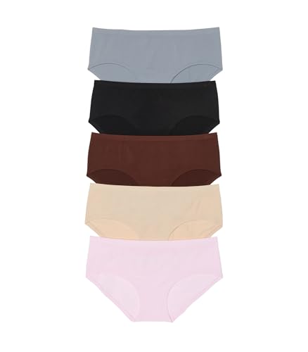 Victoria's Secret PINK Women's Seamless Hipster Underwear, Moderate Coverage Panties for Women, Multi Pack (XS-XXL)
