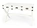 HomeRoots Wood Modern White Campaign Style Desk