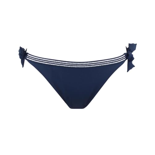 Bas de maillot de bain brésilien Lucia Janine Robin bleu marine haute qualité