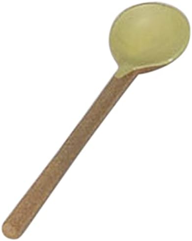 Set of 10 Spoons, Earthenware Yellow Spoon, 1.0 x 4.3 inches (2.7 x 11 cm), Creatures, Restaurant, Commercial Use, Tableware